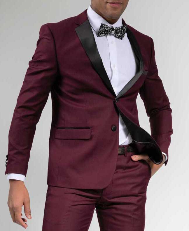 Slim Fit Single Breasted Tuxedo – Suits Epic